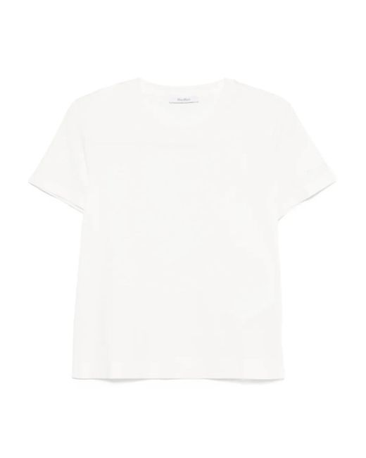 Max Mara White Cotton T-Shirt