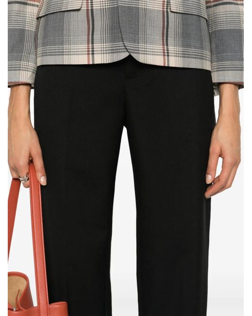 KENZO Broek Van Scheerwol in het Black
