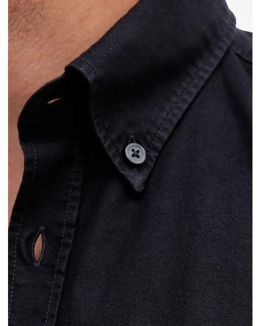 メンズ Boss ロゴディテール シャツ Black