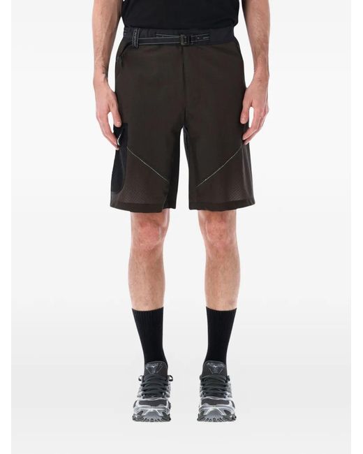 And Wander Black Ripstop Shorts for men