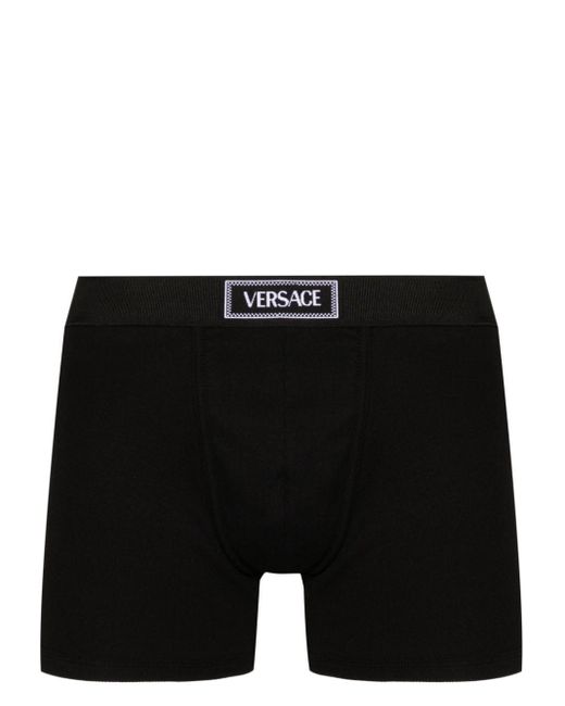Versace Shorts mit '90s -Motiv in Black für Herren