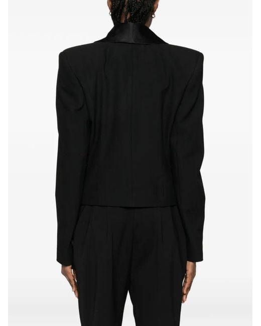 MITILIANE COUTURE Black Tuxedo Short Jacket