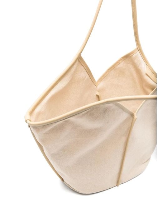 Hereu Natural Calella Panelled Tote Bag