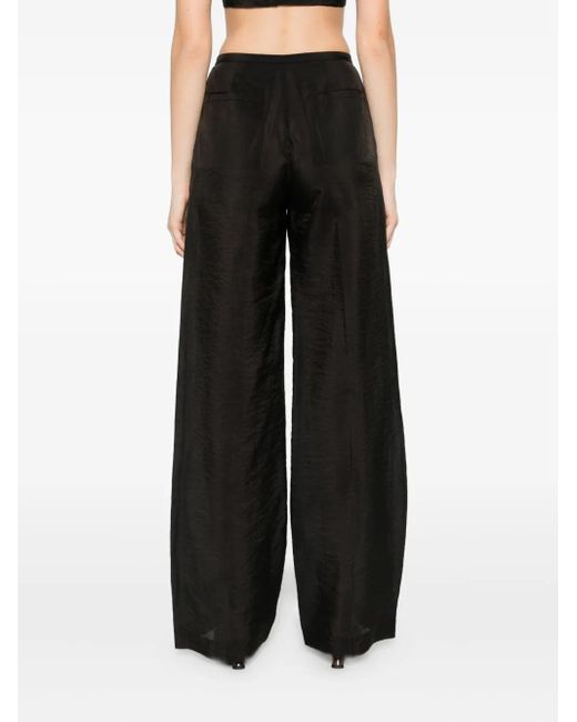 Occleus Black Kate Silk Pants