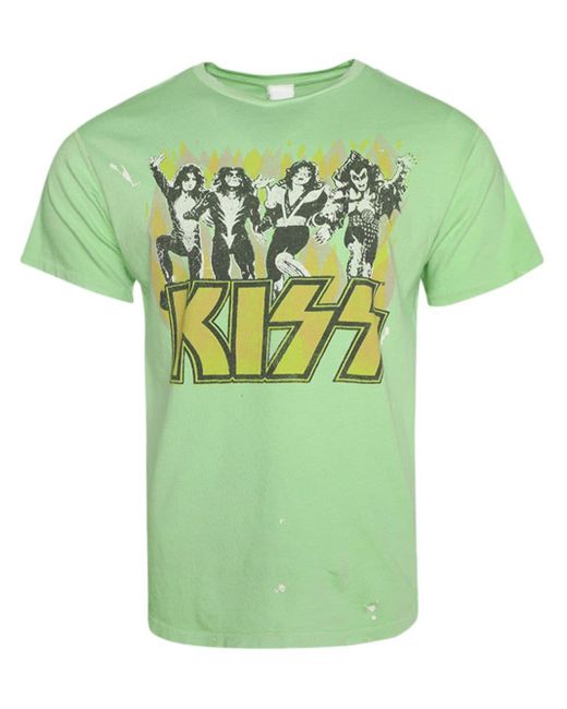 MadeWorn Kiss Electric T-Shirt in Green für Herren