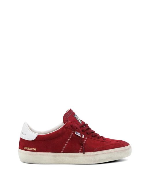 Golden Goose Deluxe Brand Red Soul Star Sneakers for men