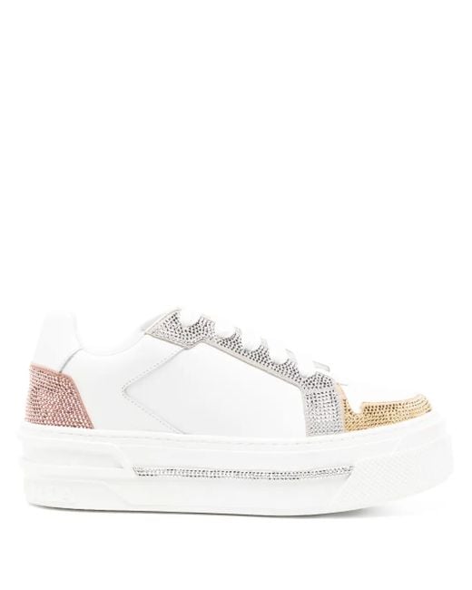 Rene Caovilla White Xtra Sneakers
