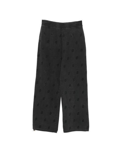 Liu Jo Black Patterned Trousers