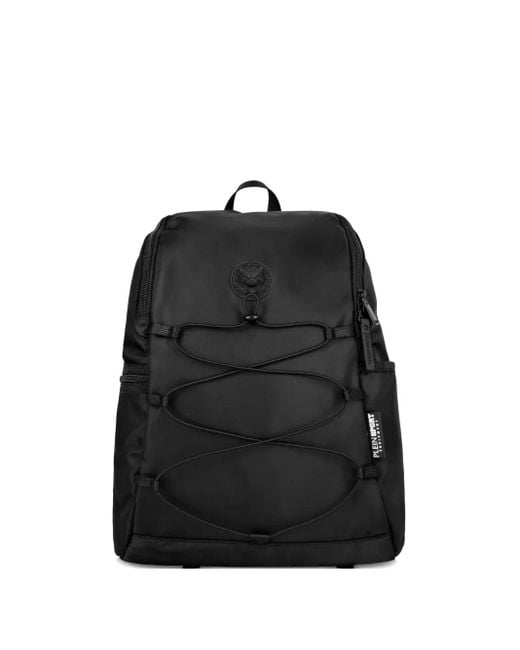 Philipp Plein ロゴパッチ バックパック Black