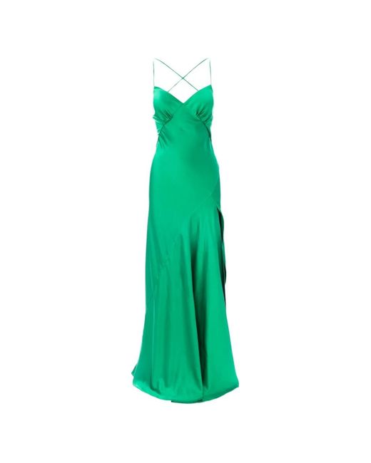 ROSERRY Green Seville Cross-Straps Dress