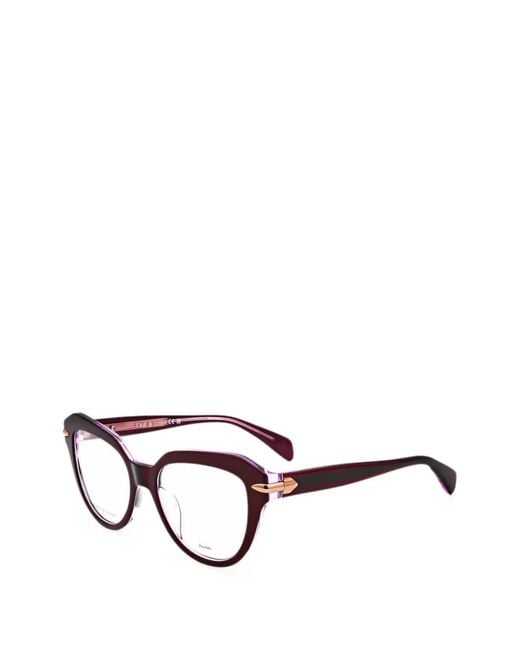 Rag & Bone Red Cat-Eye Glasses