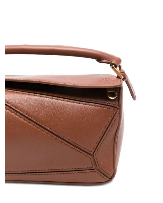 Borsa Tote Puzzle di Loewe in Brown