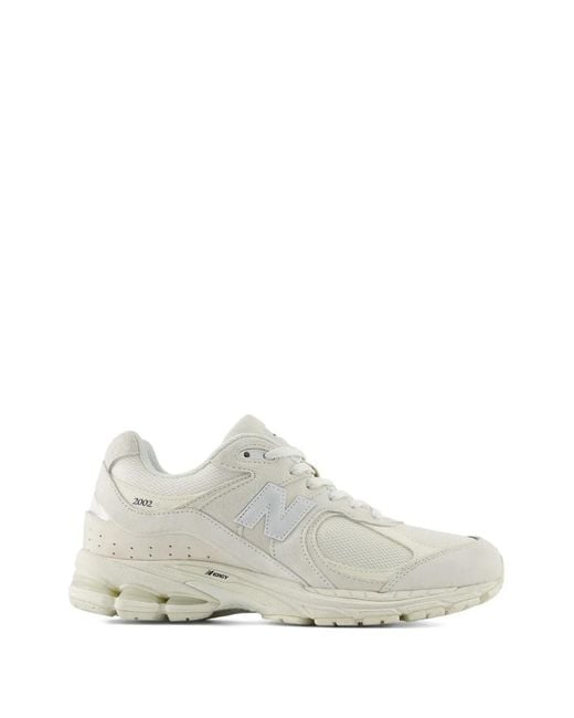 New Balance White 2002R Logo-Detail Sneakers