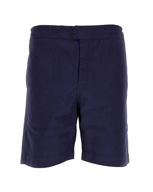 Umbro Blue X Ymc Logo-Patch Shorts for men