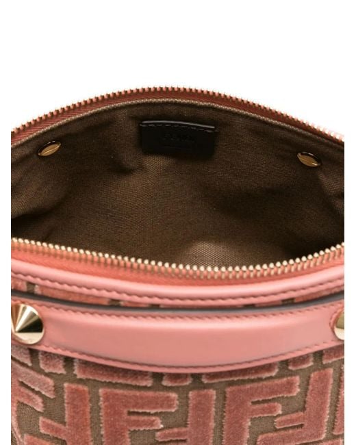 Fendi By The Way Soft Mini-Schoudertas in het Pink