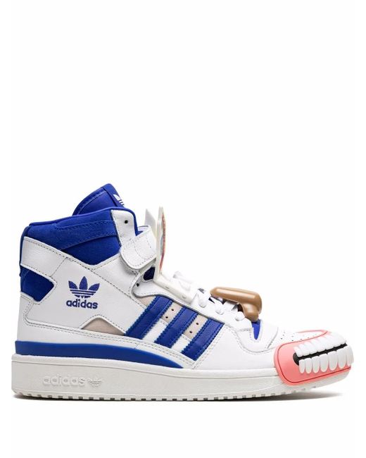 Adidas Blue X Kerwin Frost Forum Hi "Humanarchives" Sneakers for men