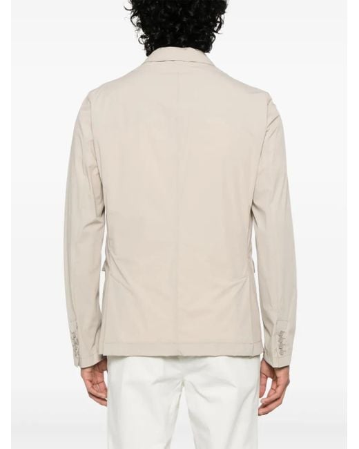 Herno White Double-Breasted Blazer for men