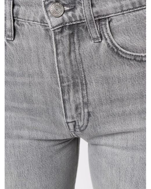 FRAME Gray Le Jane Straight-Leg Jeans