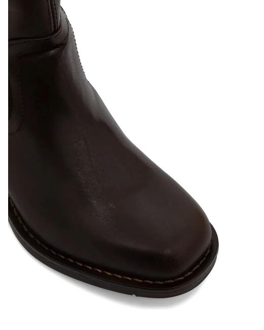 Fly London Black Stiefel Mit Blockabsatz