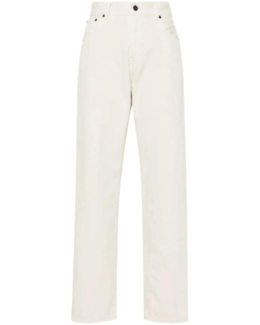 Haikure White Bonnie Low-Rise Straight Jeans