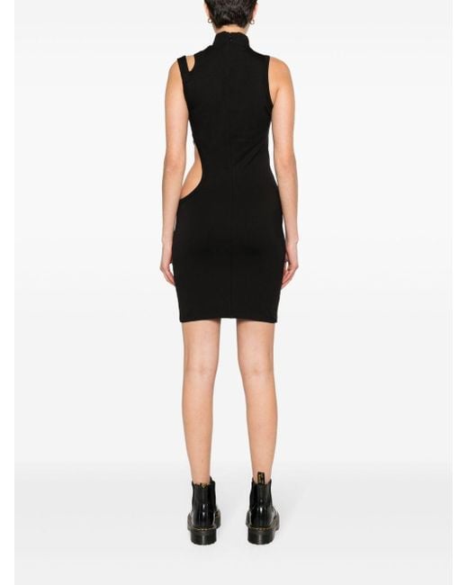 Versace Uitgesneden Mini-jurk in het Black