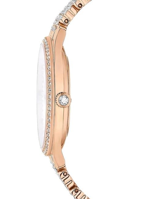 Swarovski White Attract 30Mm Embellished Watch