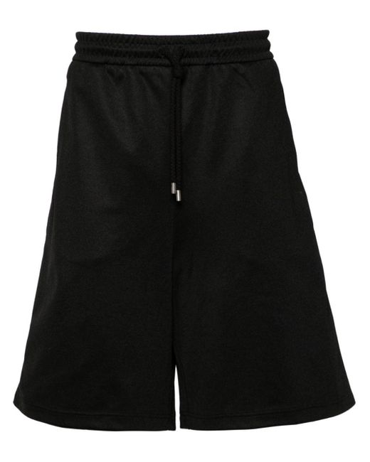 Pantalones cortos de deporte con tribanda Web Gucci de hombre de color Black