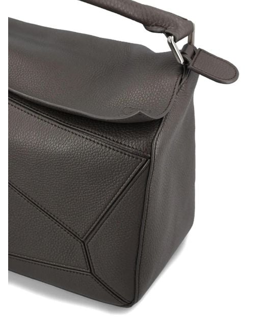 Bolso shopper Puzzle grande Loewe de hombre de color Black