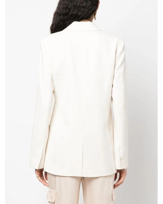 Jonathan Simkhai Natural Off-Centre Front Blazer