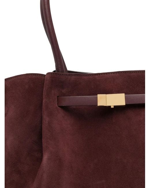 DeMellier London Brown Midi New York Suede Tote Bag