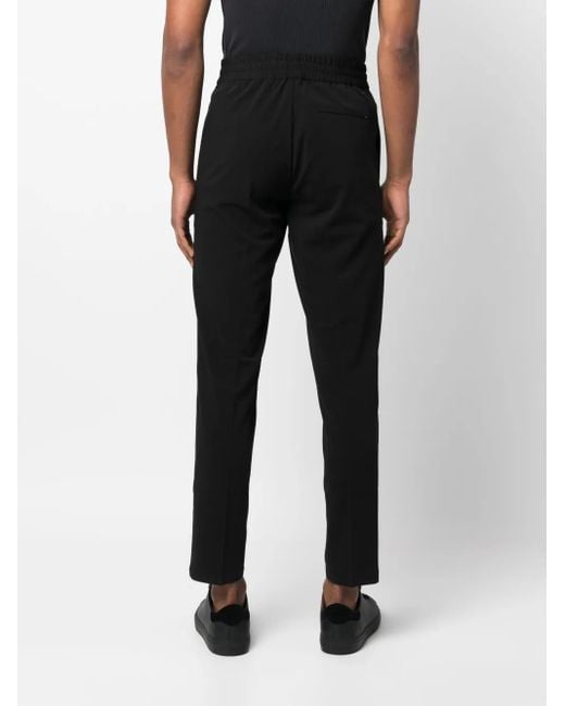 Samsøe & Samsøe Black Smithy Tapered-Leg Trousers for men