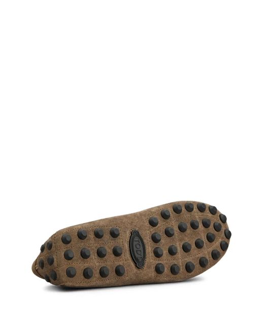 Tod's Brown Gommino Leather Loafers for men