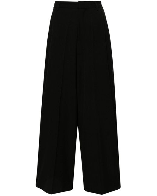 Pantalones de vestir de talle alto MM6 by Maison Martin Margiela de color Black