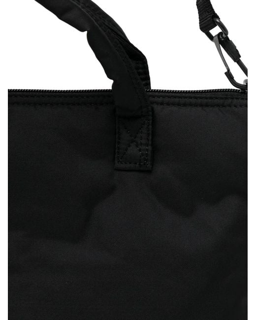 COMME DES GARÇON BLACK Black Zipped Tote Bag