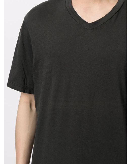 James Perse Black V-Neck T-Shirt for men