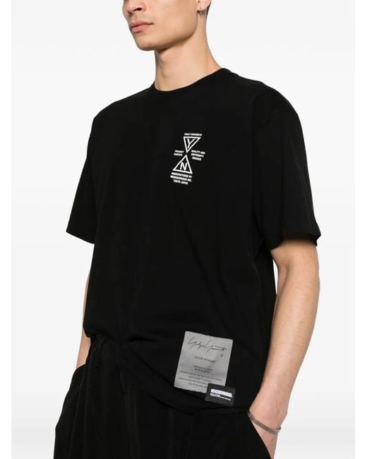 Yohji Yamamoto Black X Neighborhood Cotton T-Shirt for men