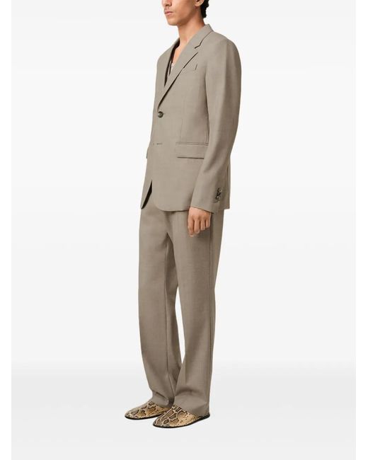 AMI Brown Wool Blazer for men