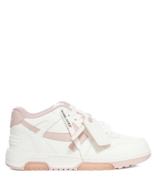 Off-White c/o Virgil Abloh White Dior B30 Count Low-Top Leather And Mesh Sneakers