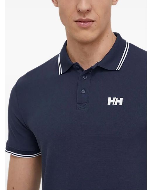 Helly Hansen Blue Short-Sleeve Polo Shirt for men