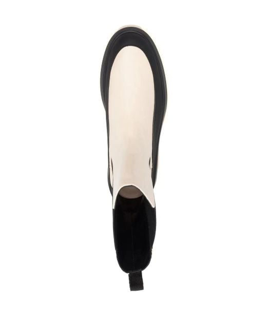 Stuart Weitzman Black Split-Sole Chunky Boots