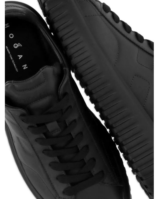 Hogan Black Quilted Sneakers for men