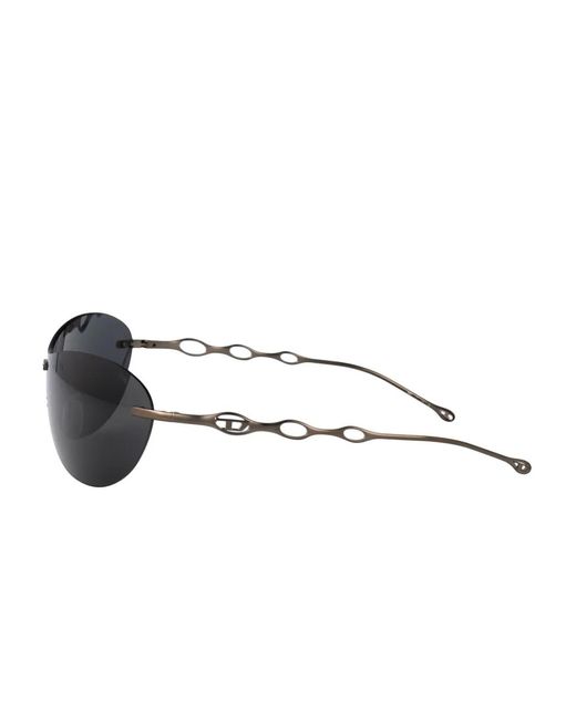 DIESEL Black Rimless Sunglasses