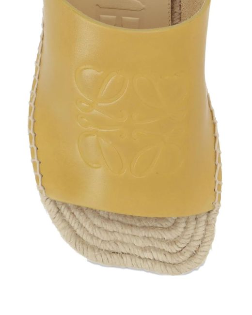 Loewe レザーサンダル Multicolor