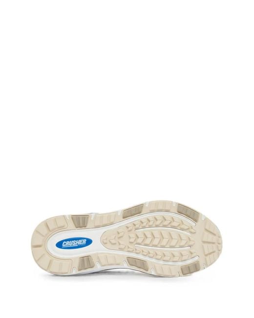 EA7 White Crusher Distance Sneakers