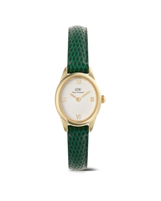 Daniel Wellington Green Ophelia Mini Guilloché 25Mm Watch