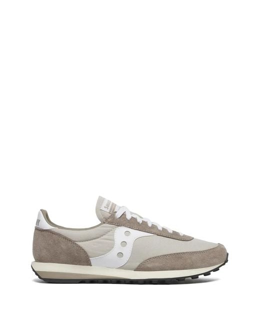 Saucony White Trainer 80 Sneakers