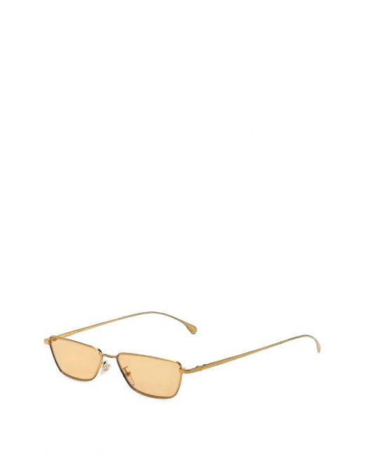 Paul Smith Natural Askew Rectangle-Frame Sunglasses