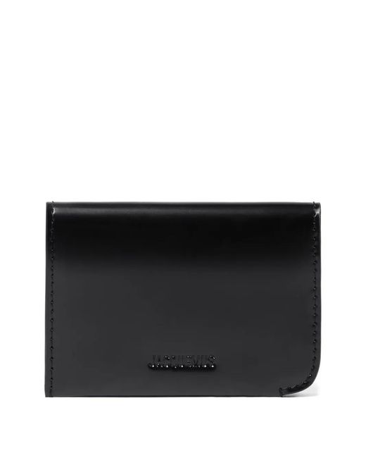 Jacquemus Black Logo-Debossed Cardholder