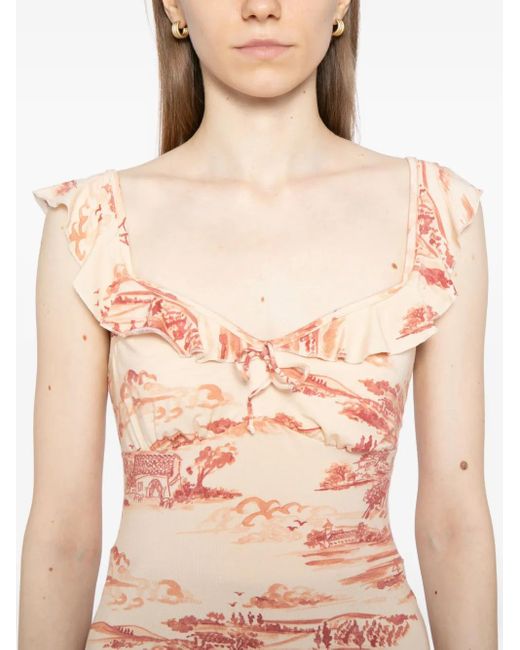 Reformation Pink Lemmy Tank Top
