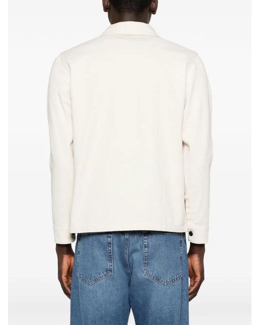 Aspesi White Buttoned Jacket for men